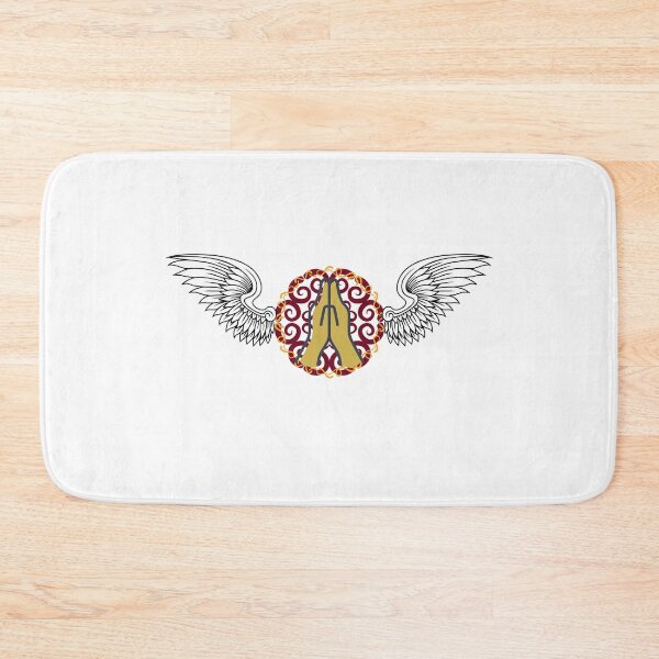 Item preview, Praying Hands Folded Hands Angelic Wings (Angels) designed and sold by OneCherubim.