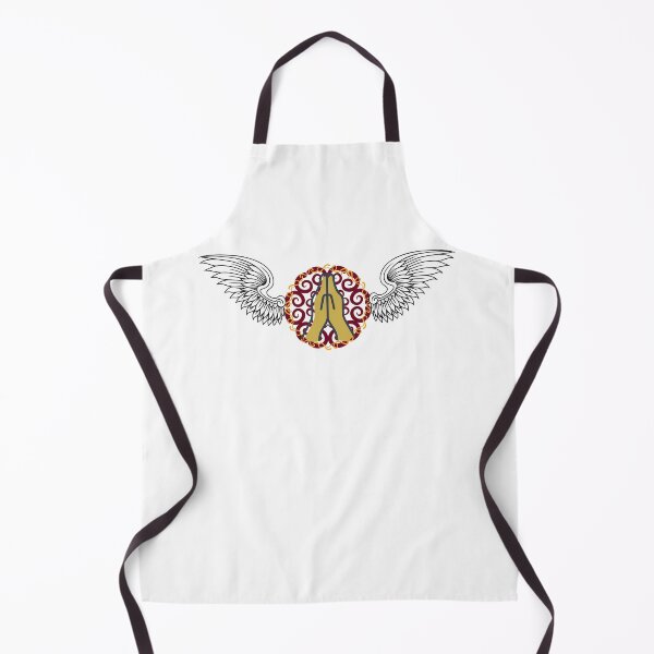 Item preview, Praying Hands Folded Hands Angelic Wings (Angels) designed and sold by OneCherubim.