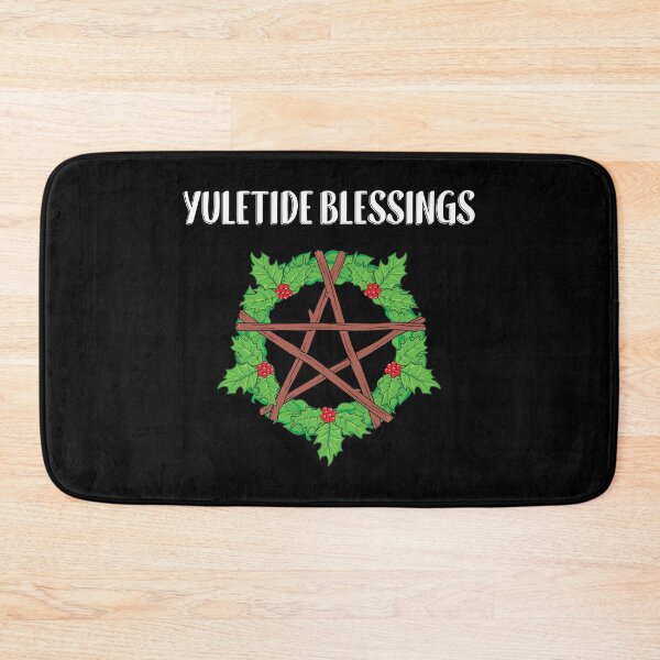 Item preview, Yuletide Blessings Pentagram Wreath Winter Solstice design designed and sold by jakehughes2015.