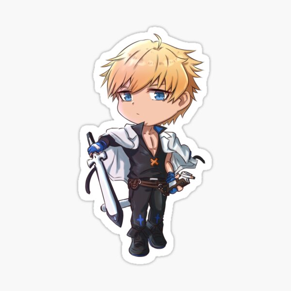 Guilty Gear Ky Kiske chibi Sticker
