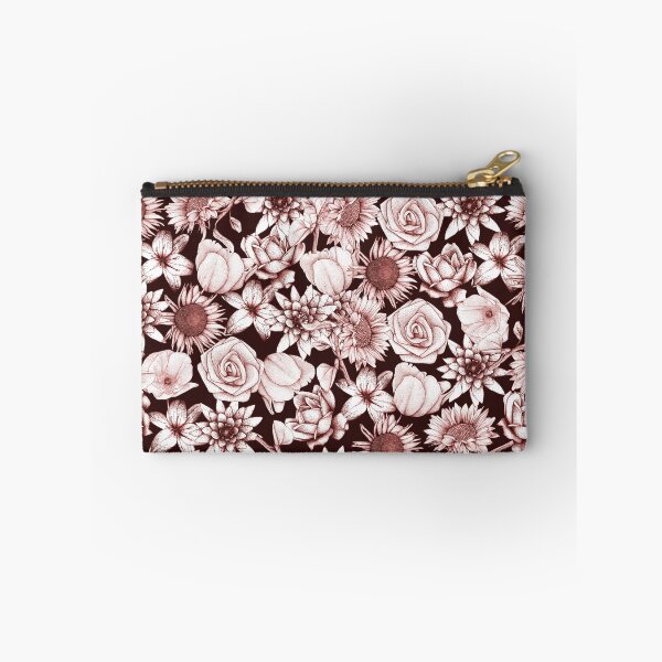 Item preview, Red Micro Floral Print  designed and sold by Flower Magic .
