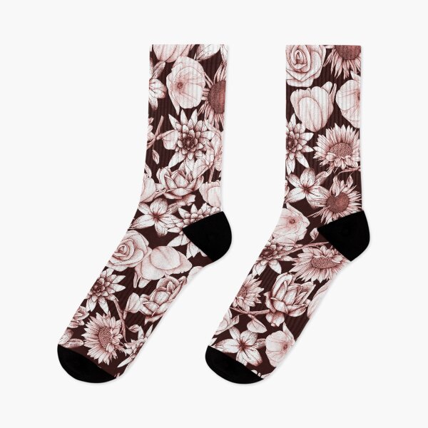 Item preview, Red Micro Floral Print  designed and sold by Flower Magic .
