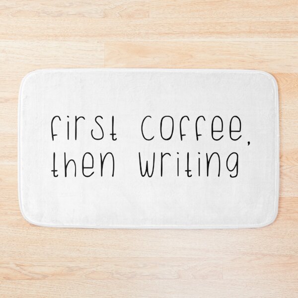 Item preview, First Coffee, Then Writing designed and sold by simplybirdsong.
