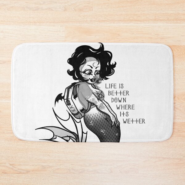 Item preview, Life is Better Down where its Wetter designed and sold by Rose Demon.