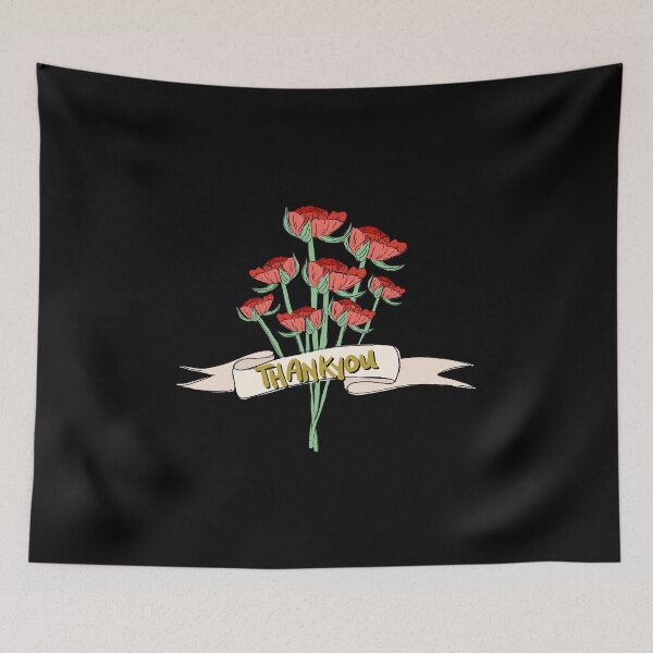 Item preview, Thank You Thankful Red Roses Greeting Appreciation designed and sold by OneCherubim.