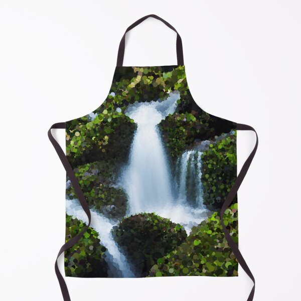 Item preview, Mossy Mountain Waterfall designed and sold by MathenaArt.