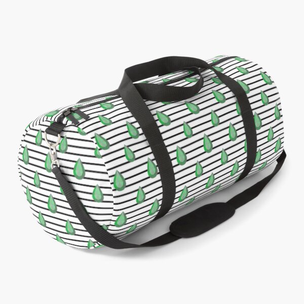 Item preview, It's Raining Emeralds - on Black Stripes designed and sold by belly-e-luna.