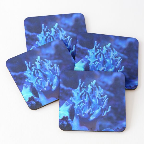 Item preview, Blue coral macro close up  designed and sold by hendrikspix.