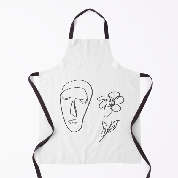 Item preview, simplistic one line face/flower designed and sold by christinezang01.