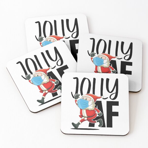 Item preview, Jolly AF | Funny Christmas Santa designed and sold by GravitiTees.