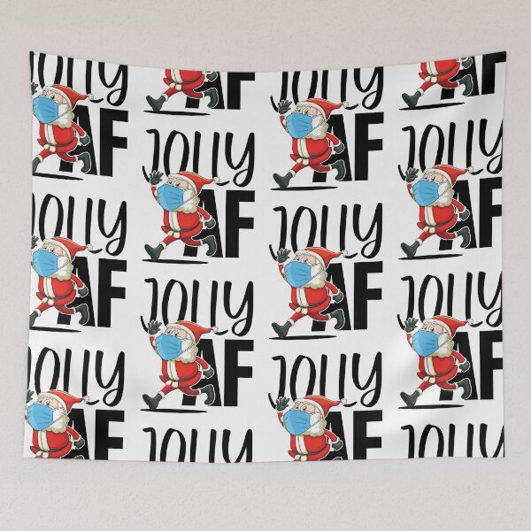 Item preview, Jolly AF | Funny Christmas Santa designed and sold by GravitiTees.