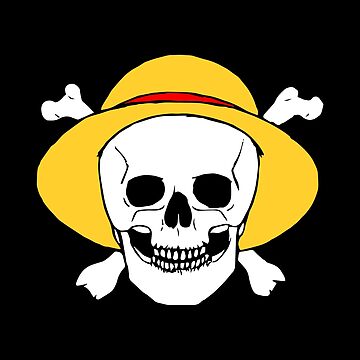 Straw hat jolly roger  Art Print for Sale by ayesha6obessie