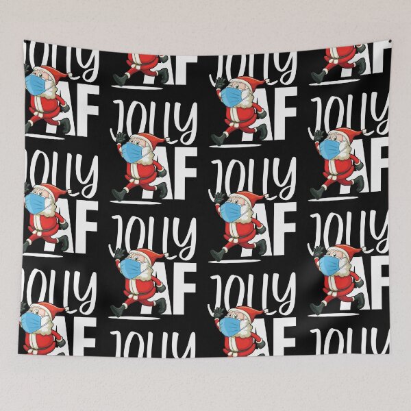 Item preview, Jolly AF | Amusing Christmas Santa designed and sold by GravitiTees.