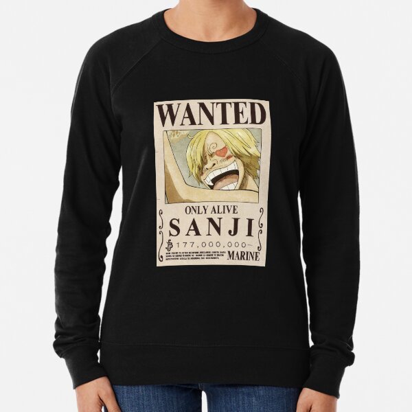 Sanji Wanted Sweatshirts Hoodies Redbubble