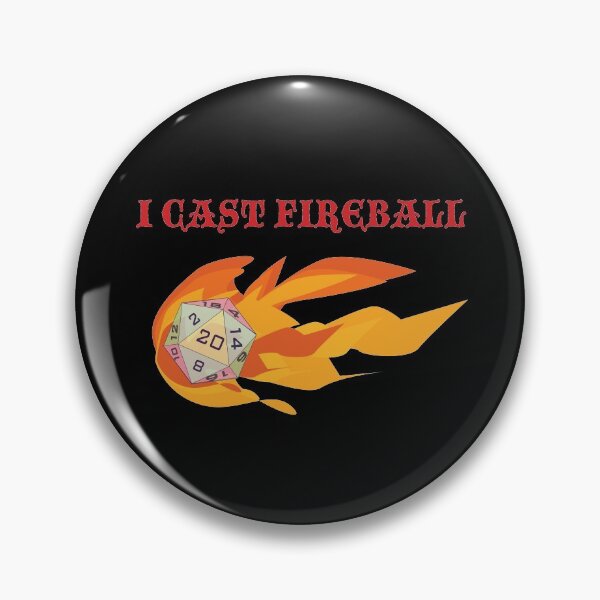 Item preview, Lanzo bola de fuego designed and sold by Sasifrasically.