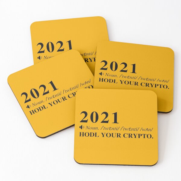 Item preview, 2021: HODL YOUR CRYPTO. Funny Cryptocurrency Meme.  designed and sold by mind-illusions.