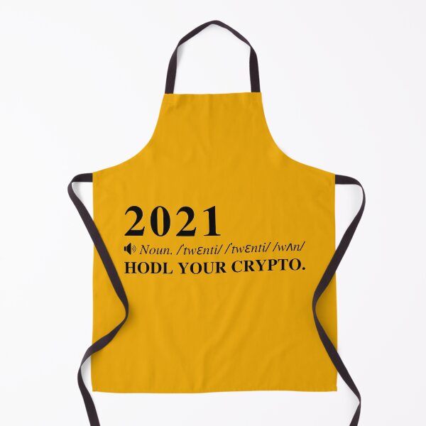 Item preview, 2021: HODL YOUR CRYPTO. Funny Cryptocurrency Meme. designed and sold by mind-illusions.