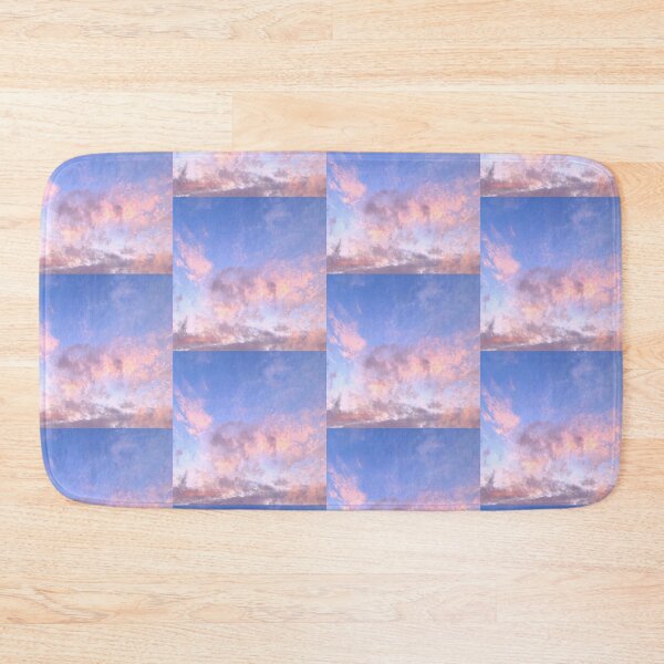 Item preview, Blue and Peach Cloudy Sky designed and sold by EdenLiving.