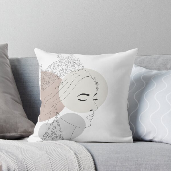 Item preview, Arte lineal de la reina designed and sold by wallflowerbee.