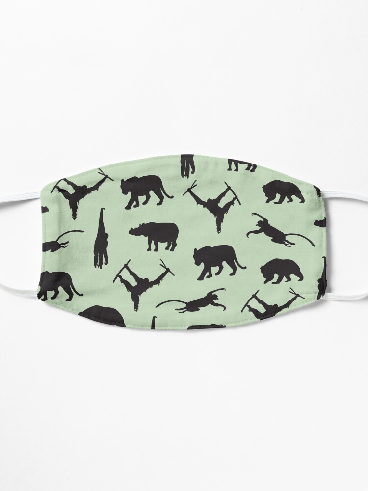 Alternate view of South East Asian Endangered Animal Pattern Mask