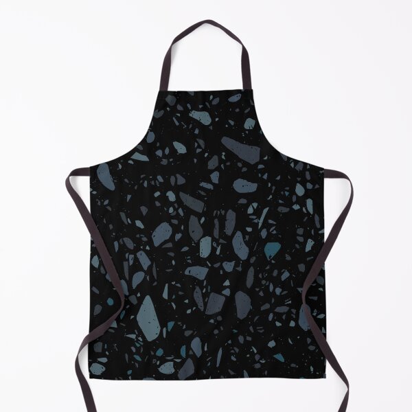Item preview, Black, Blue and Grey Terrazzo Pattern designed and sold by thesnowwhyte.