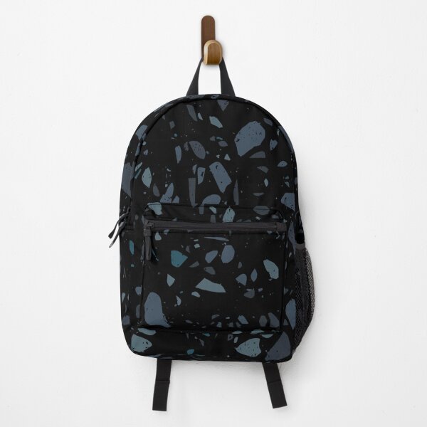 Item preview, Black, Blue and Grey Terrazzo Pattern designed and sold by thesnowwhyte.