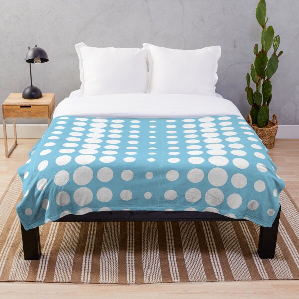 Item preview, Gradient Dots - turquoise and white designed and sold by JRP Design.