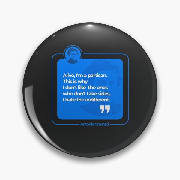 Item preview, Antonio Gramsci quote poster designed and sold by CMYKStudio.