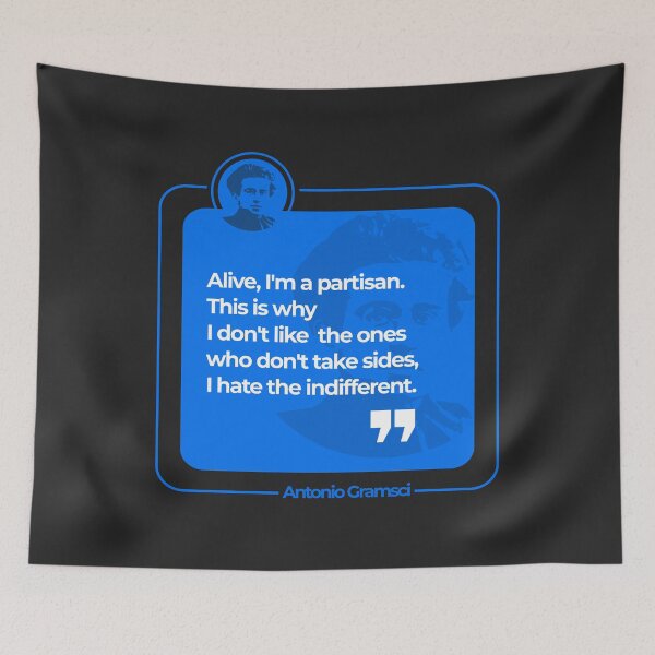 Item preview, Antonio Gramsci quote poster designed and sold by CMYKStudio.