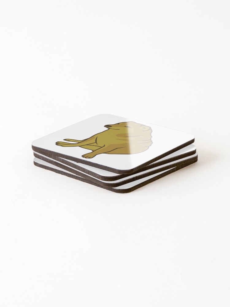 Thumbnail 4 of 5, Coasters (Set of 4), Yellow Cheems designed and sold by Rzera-.
