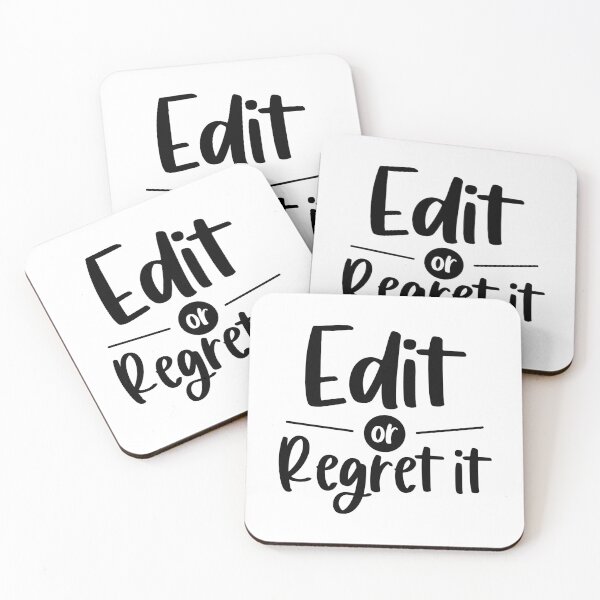 Item preview, Edit or Regret It designed and sold by simplybirdsong.
