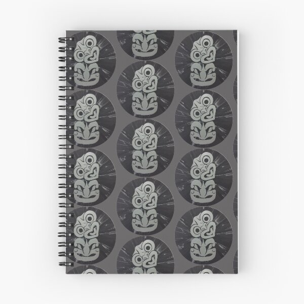 Item preview, NZ Silver Tiki on Black designed and sold by Mandii Pope.
