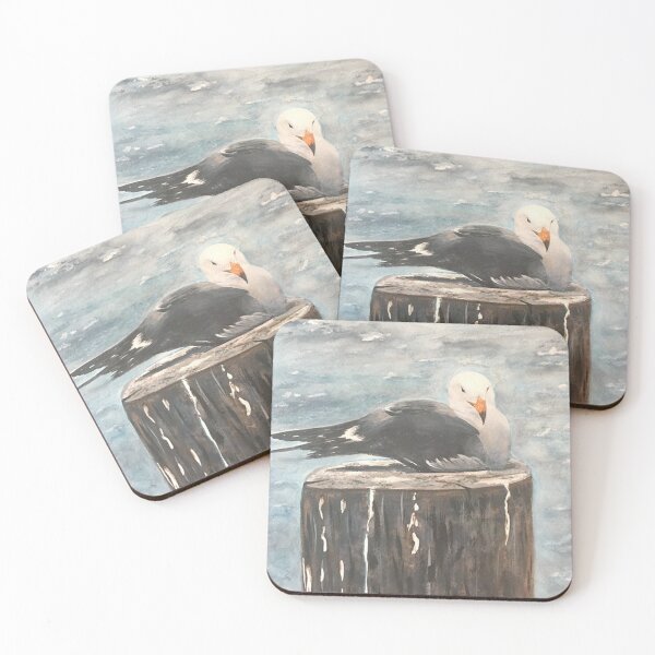 Item preview, Seagull on Piling designed and sold by kathyjoycecards.
