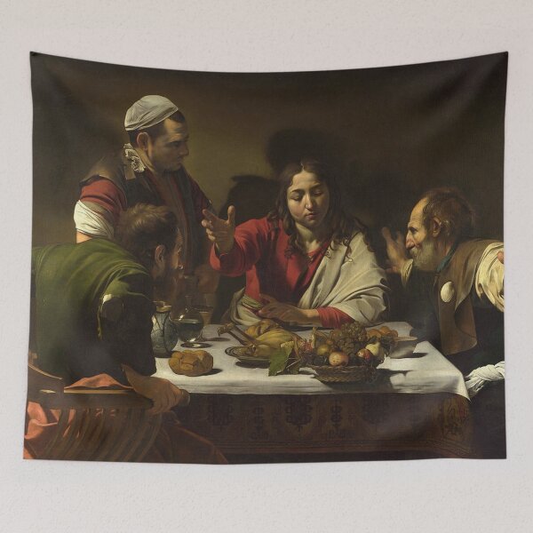 Item preview, Supper At Emmaus - Caravaggio Classic Famous Art designed and sold by jfreedom.