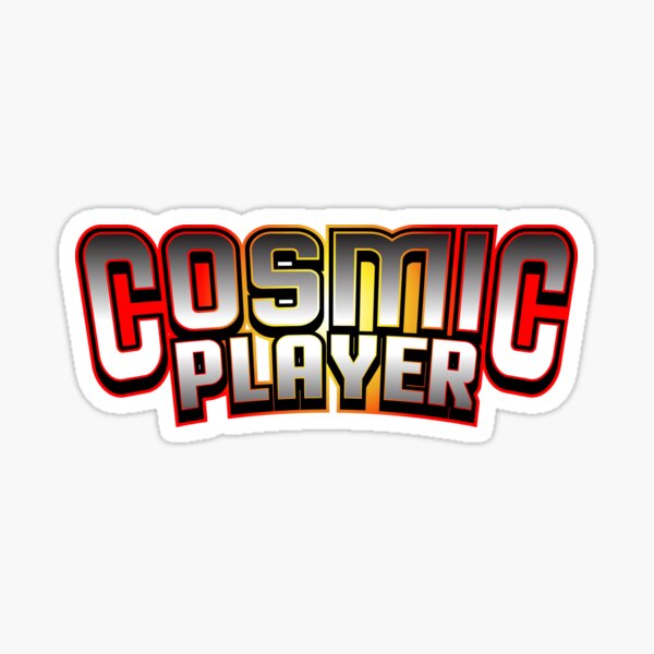 COSMIC PLAYER LOGO Sticker