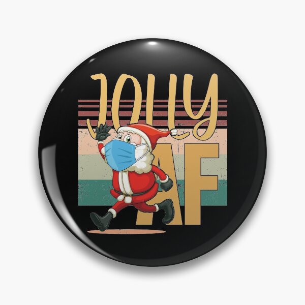 Item preview, Jolly AF | Humorous Christmas Santa designed and sold by GravitiTees.