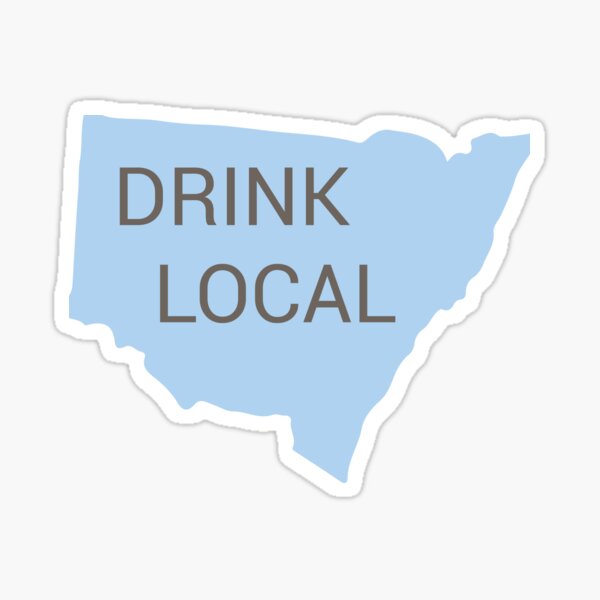 Drink Local NSW state Sticker