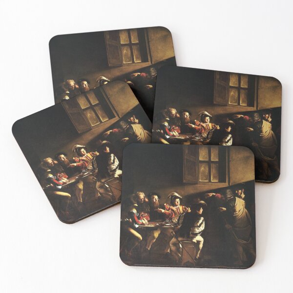 Item preview, Calling of St. Matthew - Caravaggio Classic Famous Art designed and sold by jfreedom.