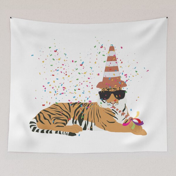 Item preview, Tiger Party Animal designed and sold by idovedesign.