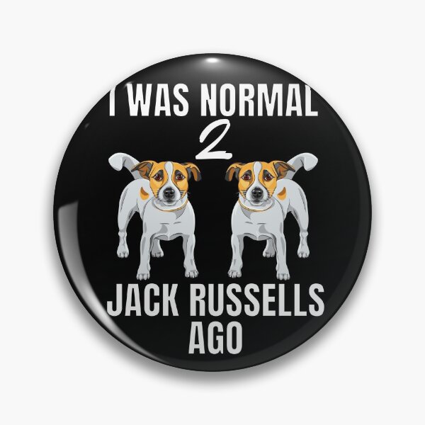 Item preview, I Was Normal 2 Jack Russels Ago Gifts Standing Dogs Shirt designed and sold by LBAMLLC.