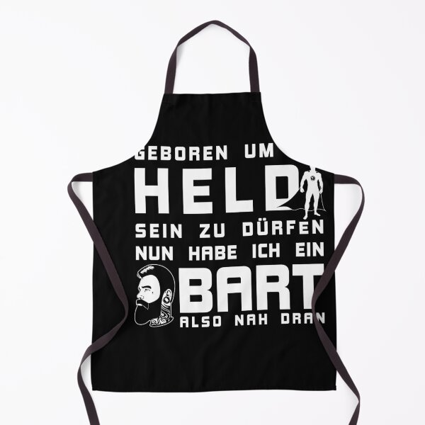 Item preview, GEBOREN UM EIN HELD SEIN ZU DÜRFEN NUN HABE ICH EIN BART ALSO NAH DRAN designed and sold by netrok.