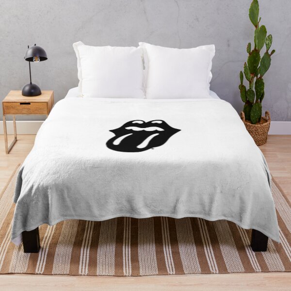 The Rolling Stones store hardcover book and tour throw blanket