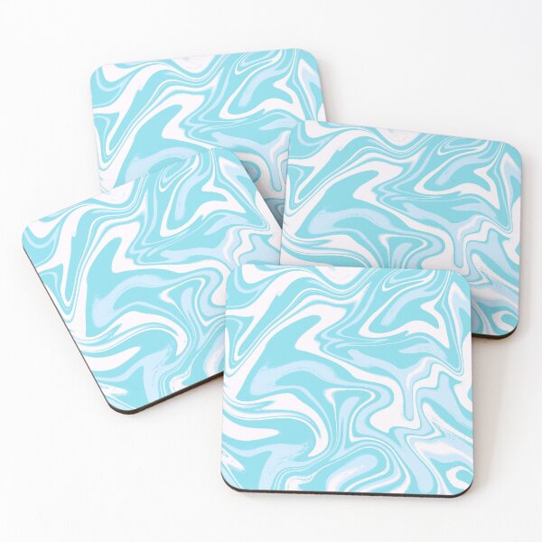 Item preview, Cool Ocean Colors Marbled Paint designed and sold by PinkPearlPrints.