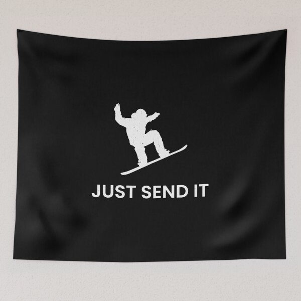 Item preview, Snowboarding Gift - Just Send It designed and sold by EstelleStar.
