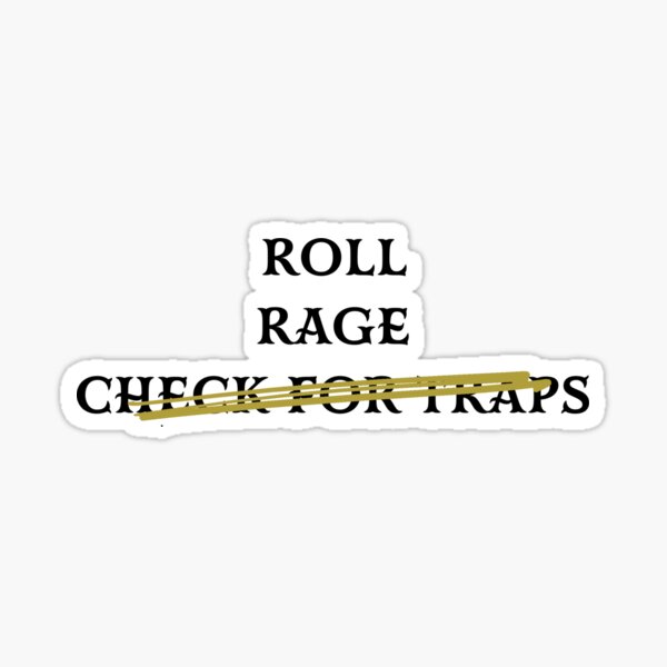Check list to Rage Sticker