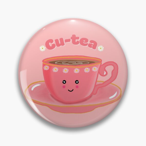 Item preview, Cu-tea cute pink tea cup designed and sold by HR-the-Chemist.