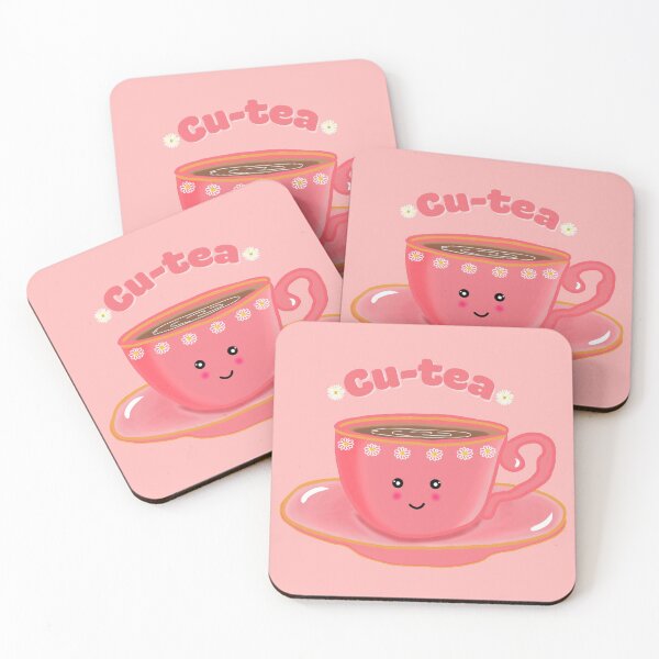 Item preview, Cu-tea cute pink tea cup designed and sold by HR-the-Chemist.