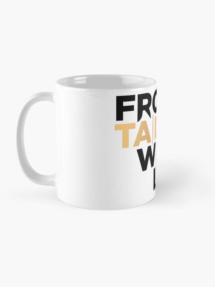 Alternate view of From Tailors With Love Square Logo Mug