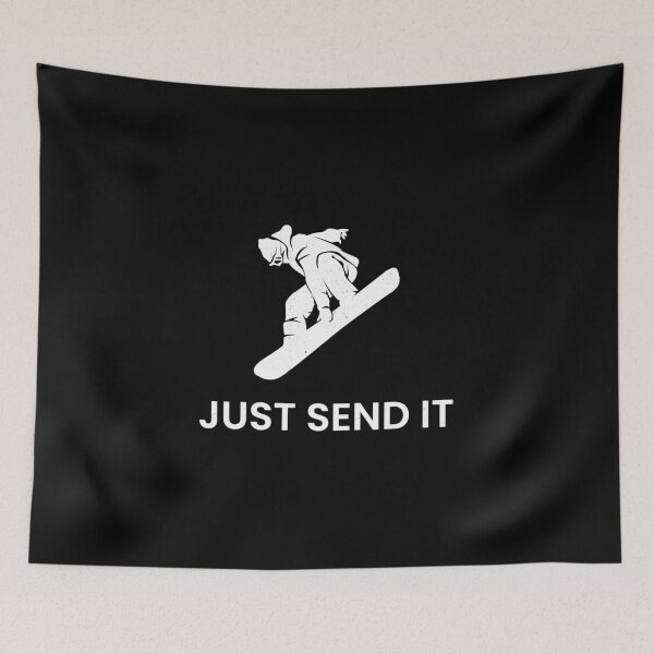 Item preview, Snowboarding; Snowboard - Just Send It designed and sold by EstelleStar.