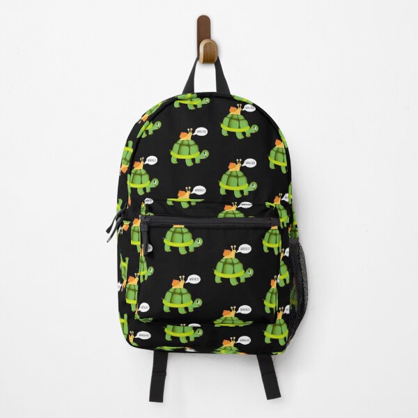 Item preview, Cute Snail Riding on Turtle Yelling Whee Animals designed and sold by perfectpresents.